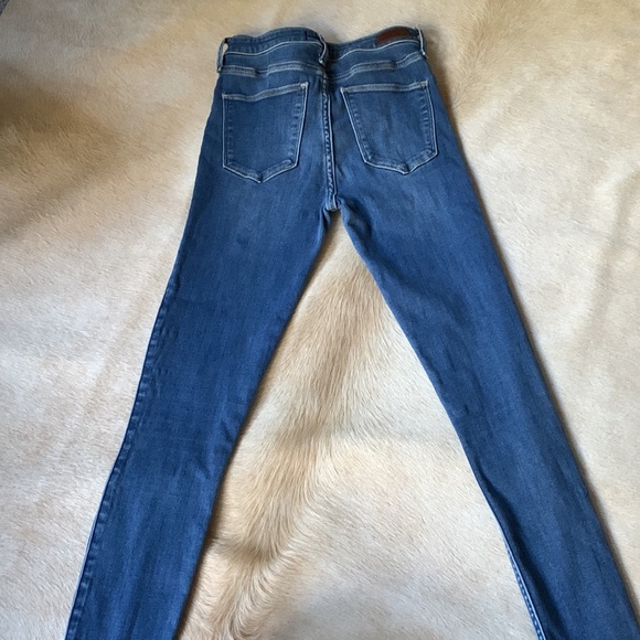 ABERCROMBIE & FITCH Medium Blue Stretch Simone High Rise JEGGINGS - Picture 10 of 12
